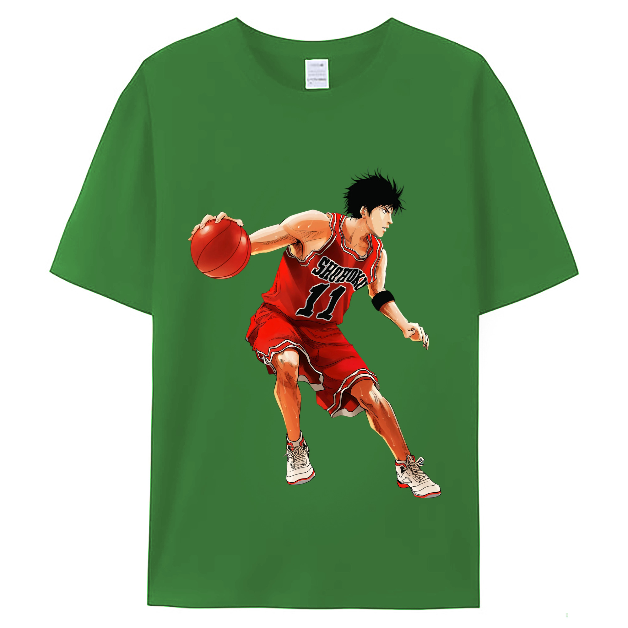 （画像用） SLAM DUNK／スラムダンク レディースカジュアルプリントTシャツ（綿100％）
